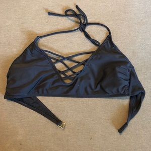 Black cross cross bikini top! (Final price)